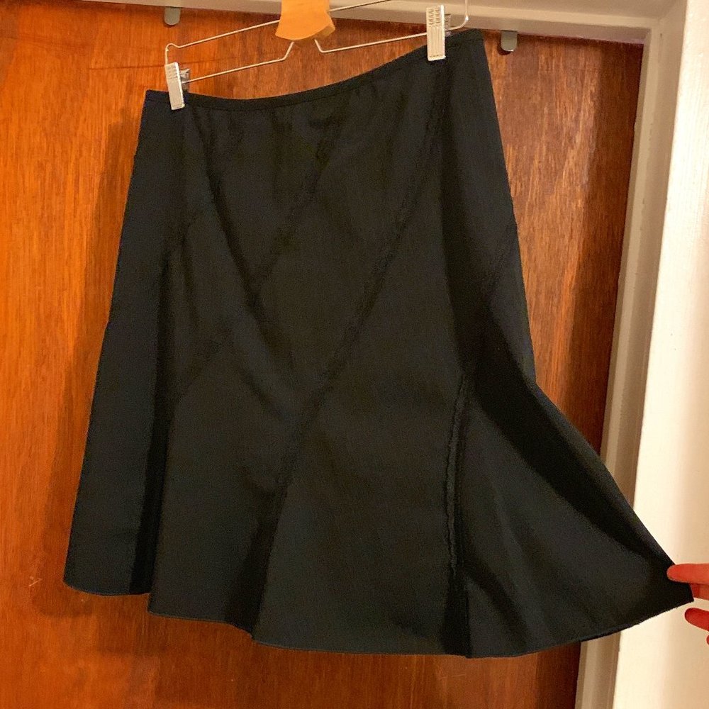 French Brand Skirt, Pin Stripe, Zip Closure